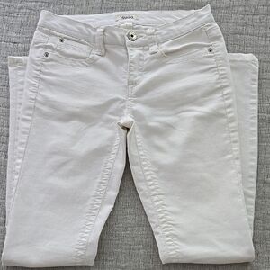 Mudd White Skinny Jeans Lightweight Denim